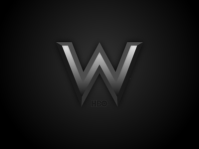 Westworld Playing black colorado denver design fun hbo rebrand studio tv typography vector w