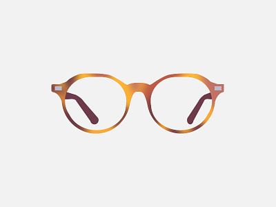Bifocals 2 colorado denver eyes glass gradient graphic design illo illustration orange travis