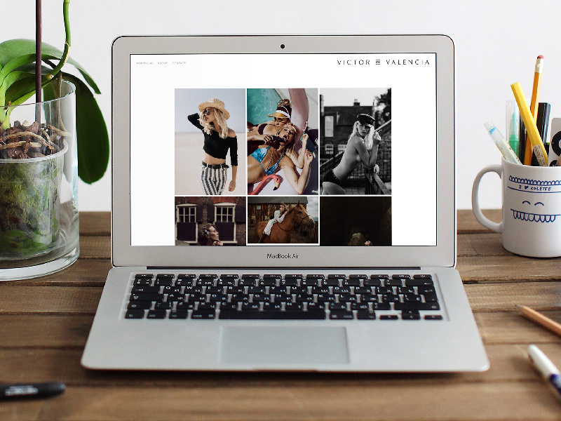 Victor of Valencia NEW Website denver web design web design colorado denver web travis bartlett bartlett creative clean website design branding