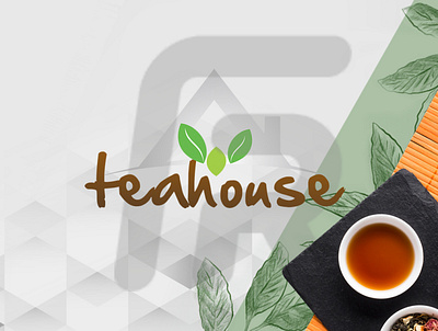 Teahouse Logo Design branding business logo business logo design businesslogo design food logo graphic design illustration logo logo design tea house logo tea leaf logo tea logo tea logo design vector