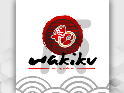 Wakiku (Warung Yakiniku) Logo Design