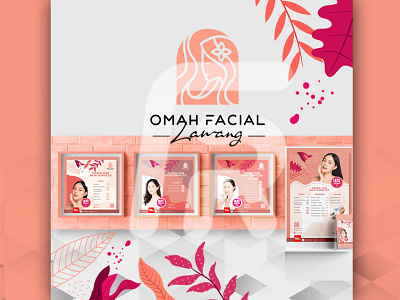 Omah Facial Lawang Branding beauty logo beauty logo design branding business logo design graphic design illustration logo logo design social media feed social media feed design vector