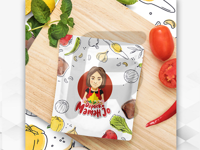 Dapur Mamahjoe Logo Design animation branding business logo design food logo food logo design graphic design illustration illustration logo logo logo designs