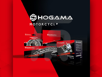 Spare Part Packaging Design for HOGAMA Motorcycle