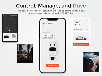 Control, Manage, and Drive. animation app branding design graphic design logo typography ui ux