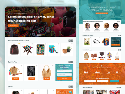 Comolulo eCommerce Shopping Website app branding design graphic design illustration typography ui ux