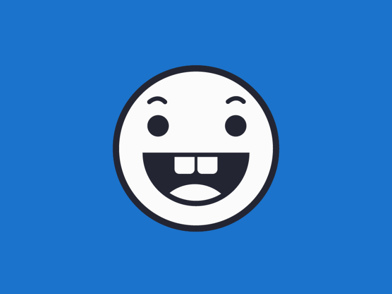 Animated Face face happy joysticks sliders website