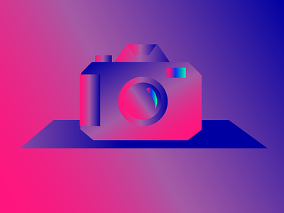 Gradient Camera camera gradient illustration lens photo