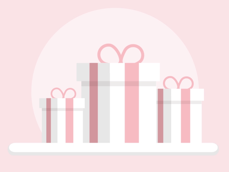 Happy Boxes ae box pink present ribbon