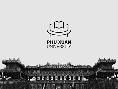 Phu Xuan University logo arhitecture brand branding design hue logo phu xuan university university logo vietnam vietnamese