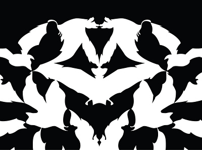 BZZZFANS The Battrip accessory animal bat blackandwhite brand branding design fashion handfan illustration pattern