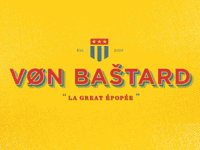 Football Logo - Fùtsal contrast distressed flag football fùtsal gotham inglorious logo red shield star vintage yellow