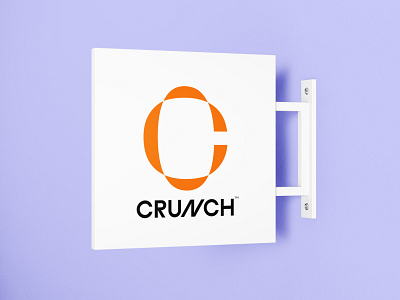 Crunch app branding design graphic design logo typography