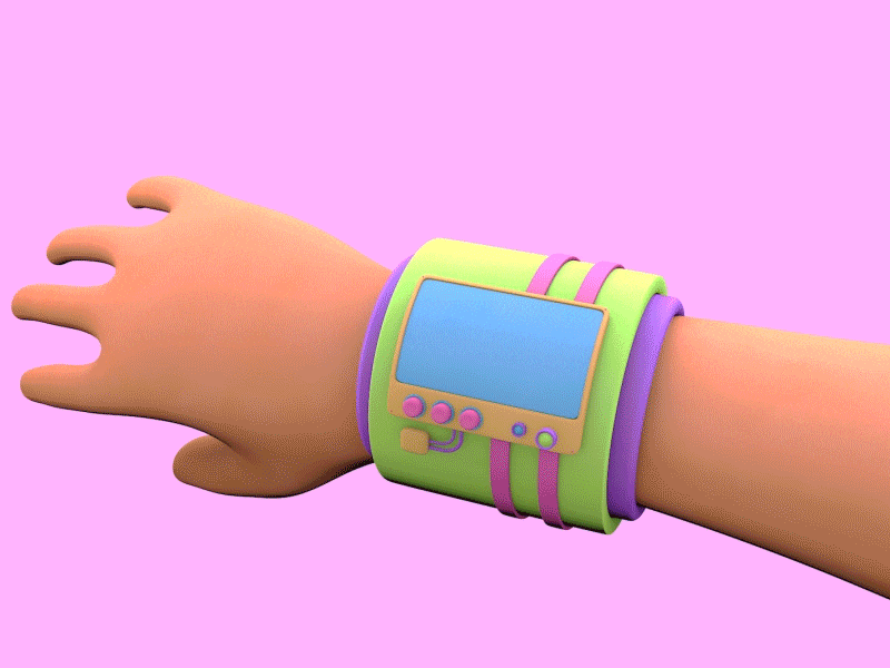 Flex 500 3d after effects cinema4d computer device hud smartwatch technology watch wrist