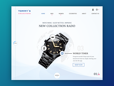 Tommy`s Collections buy cart online shopping ui ux