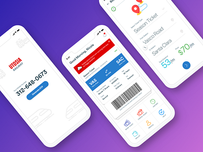 UTOSIA Railway Ticket Booking App