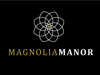 Magnolia Logo flower geometric line logo magnolia mississippi