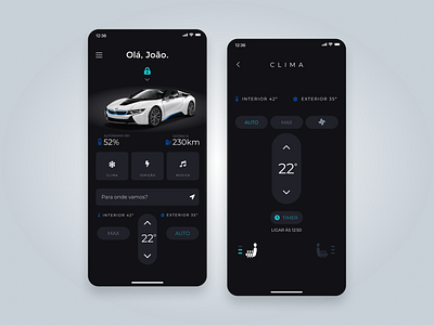 Car Control UI Concept