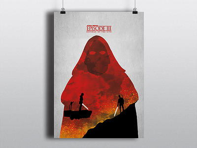 Star Wars - Revenge Of The Sith darthsidious darthvader jedi minimalist obiwankenobi sith skywalker starwars