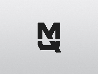 M + Q brand branding design icon logo logotype m mateusquandt minimalist monogram mq q quandt