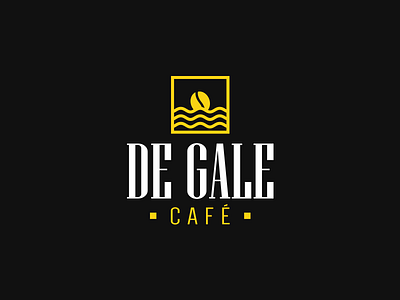 De Gale - Café brand branding coffee degalecafe logo logotype mark minimalism sunset window