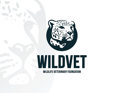 Leopard logo for veterinary foundation