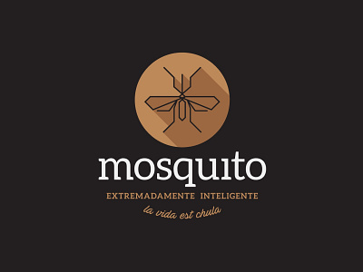 Mosquito logo - 3D effect 3d logo branding design graphic design illustration logo vector