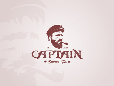 Retro man logo - Old Captain branding design graphic design illustration logo retro vector