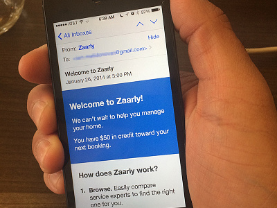 Welcome Email Campaign drip campaign email marketing mobile welcome zaarly