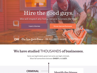Hire the good guys.