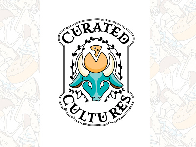 Curated Cultures branding design graphic design illustration logo vector