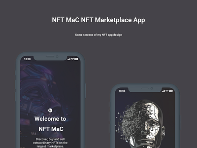 NFT MaC NFT Marketplace mobile app