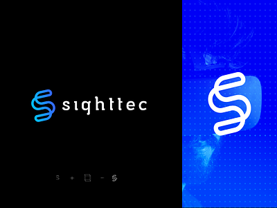 Sighttec - logo branding branding design future graphicdesign icon identity logotype vector virtual virtual reality vr