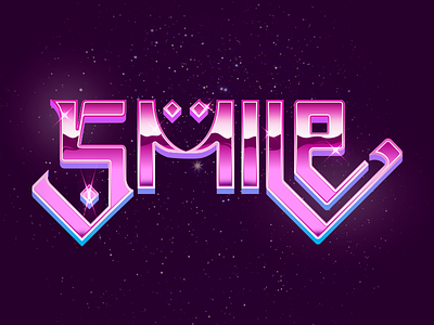 Lettering Smile design graphicdesign icon illustration illustrator lettering letters typography vector