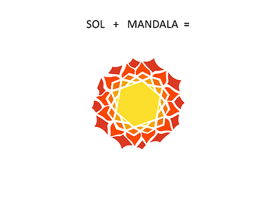 Sun + Mandala art design graphic design mandala sun sunshine symbols