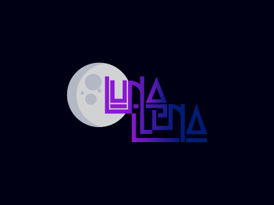 Lettering Full Moon full lettering letters luna moon