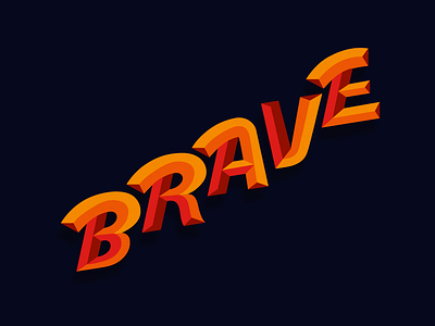 Lettering Brave brave lettering letters vector