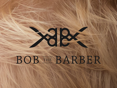the daily logo challenge Bob Barber black branding design graphicdesign lettering letters logo typography vector