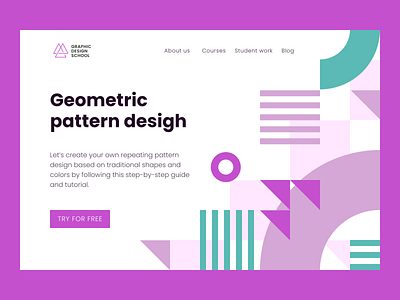 Geometric pattern design designschool geometricdesign geometry pattern