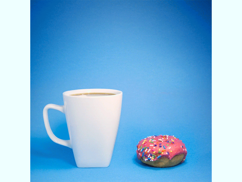 Coffee & Donuts animation coffee donuts lemonly michael mazourek mike mazoo photography sioux falls design stop motion