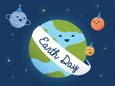 Every day is Earth Day cute earth earth day lemonly mazoo michael mazourek mike mazoo planets solar system