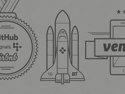 Braintree + Venmo Timeline Illustrations