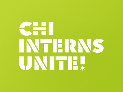 Chi Interns Unite Logo