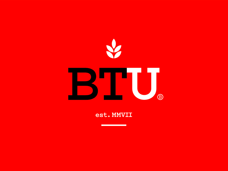 Braintree University (BTU) Branding branding logo typography