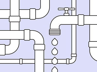 More Than Plumbing illustration vector