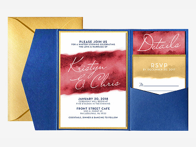 Wedding Suite card design details graphic invitation invites rsvp stationery suite watercolor wedding