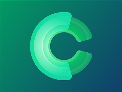 Letter C logo app appicon branding graphic design icon logo