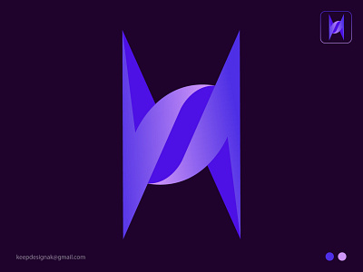 Letter H logo app appicon branding graphic design icon logo