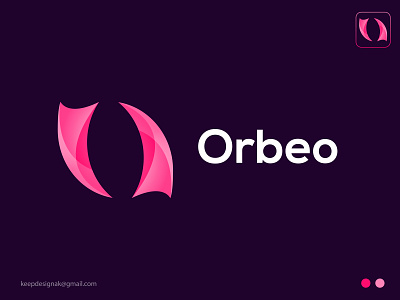 Orbeo letter O logo design appicon applogo brand branding graphic design icon logo