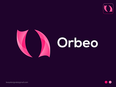 Orbeo letter O logo design